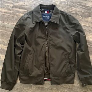 Tommy Hilfiger Dark Brown/khaki Lightweight Jacket